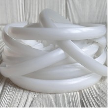 Заготовка для обруча, 1,4 см, белый (без зубчиков), упаковка 12 шт.