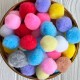 Помпоны, 3 см, светлый микс, упаковка 250 шт.