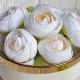 Бутон ранункулюса, 4 см, белый, упаковка 25 шт. Бутон ранункулюса, 4 см, белый, упаковка 25 шт.