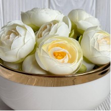 Бутон ранункулюса, 4 см, молочный, упаковка 25 шт.