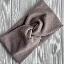 Повязка трикотаж пума, 11х21 см, бежевый меланж, шт.