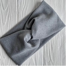 Повязка трикотаж пума, 11х21 см, графитовый меланж, шт.