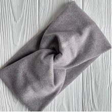 Повязка трикотаж пума, 11х21 см, бежево-серый меланж, шт.