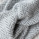 Повязка пушистик зиг-заг, 11х23 см, біло-графітовий, шт.