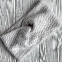 Повязка пушистик ступеньки, 11х23 см, бело-бежевый, шт. Повязка пушистик ступеньки, 11х23 см, бело-бежевый, шт.