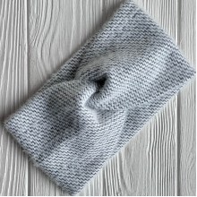 Повязка пушистик ступеньки, 11х23 см, бело-графитовый, шт. Повязка пушистик ступеньки, 11х23 см, бело-графитовый, шт.