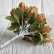 Подснежник, 2 см, насыченно-золотой, пучек из 20 цветочков
