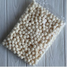 Помпоны бархатные (пастельные), 1,5 см, молочные, упаковка 500 шт. Помпоны бархатные (пастельные), 1,5 см, молочные, упаковка 500 шт.