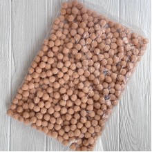 Помпоны бархатные (пастельные), 1,5 см, кофейные, упаковка 500 шт.
