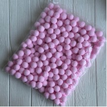 Помпоны бархатные (пастельные), 2,5 см, розовые, упаковка 250 шт. Помпоны бархатные (пастельные), 2,5 см, розовые, упаковка 250 шт.