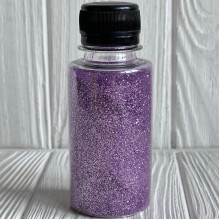 Присыпка глиттер (баночка), 1/96, розово-сиреневый, упаковка 100 г