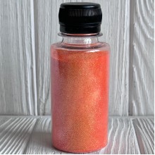 Присыпка глиттер (баночка), 1/96, оранжевый перламутр, упаковка 100 г