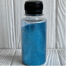 Присыпка глиттер (баночка), 1/96, бирюзовый, упаковка 100 г