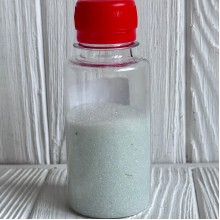 Присыпка глиттер (баночка), 1/96, белый сахар, упаковка 100 г