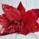 Пуансеттія бархатна (С30260), 30х30 см, червона, шт.