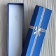 Коробочка для прикрас прямокутна, 21х4,3 см, темно-синя, з парчовою стрічкою, 1 шт.