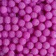 Бусина в пупырышку (круглая), 10 мм, розовая, упаковка 500 г