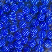 Бусина в пупырышку (круглая), 10 мм, темно-синяя, упаковка 500 г