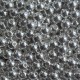 Бусины гальваника, 8 мм, светлое серебро, упаковка 500 грамм