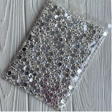 Полубусина гальваника, 8 мм, светлое серебро, упаковка 250 г Полубусина гальваника, 8 мм, светлое серебро, упаковка 250 г