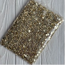 Полубусина гальваника, 6 мм, золото, упаковка 250 г Полубусина гальваника, 6 мм, золото, упаковка 250 г