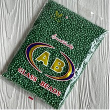 Бісер, розмір 6/0, оливково-зелений (KQ682), упаковка 400 г