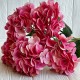 Гортензия (букет), 45 см, кораллово-малиновая, шт.