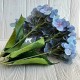 Гортензия (букет), 45 см, голубая, шт.