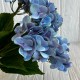 Гортензия (букет), 45 см, голубая, шт.