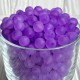 Бусина прозрачная матовая, 10 мм, фиолетовая, упаковка 500 г