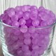Бусина прозрачная матовая, 10 мм, фиалковая, упаковка 500 г Бусина прозрачная матовая, 10 мм, фиалковая, упаковка 500 г