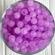 Бусина прозрачная матовая, 10 мм, фиалковая, упаковка 500 г