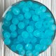 Бусина прозрачная матовая, 8 мм, светло-бирюзовая, упаковка 500 г