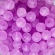 Бусина прозрачная матовая, 8 мм, фиалковая, упаковка 500 г