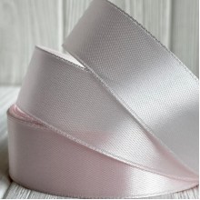 Атлас 2,5 см, ніжно-рожевий, рулон 33 м