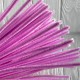 Синельний дріт простий, 6 мм х 30 см, рожево-бузковий, 100 шт. Синельний дріт простий, 6 мм х 30 см, рожево-бузковий, 100 шт.