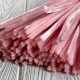 Синельная проволока простая, 6 мм х 30 см, персиково-розовый, 100 шт.