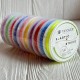 Силиконовая нить-резинка, 1 мм, цветной микс, упаковка 10 р.