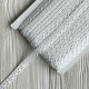 Кружево вязаное Мия (D30069), 1,2 см, белое, рулон 45 м