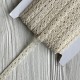 Кружево вязаное Эбигейл (D03501), 1 см, молочное, рулон 45 м