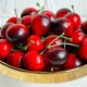 Вишня, 2х2,5 см, червоно-чорна, упаковка 100 шт.