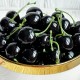Вишня, 2х2,5 см, чорна, упаковка 100 шт.