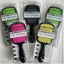 Щетка для волос Superbrush, 20х8 см, черная основа, шт.