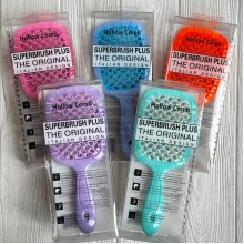 Щетка для волос Superbrush, 20х8 см, цветная основа, шт.