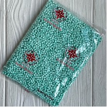 Бисер матовый, размер 6/0, тиффани (54), упаковка 400 г