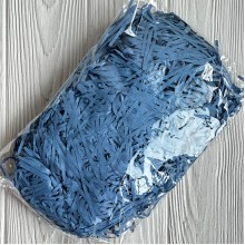 Наполнитель для коробок, светло-синий, упаковка 100 грамм