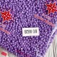 Бісер матовий, розмір 6/0, фіолетовий (M52B), упаковка 400 г Бісер матовий, розмір 6/0, фіолетовий (M52B), упаковка 400 г