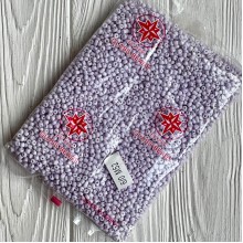 Бисер матовый, размер 6/0, фиалковый (М52), упаковка 400 г