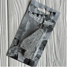 Свеча для торта (серебро), 7,8х3,8 см, цифра 4, шт. 