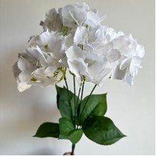 Букет гортензии, 48 см, белая, шт.